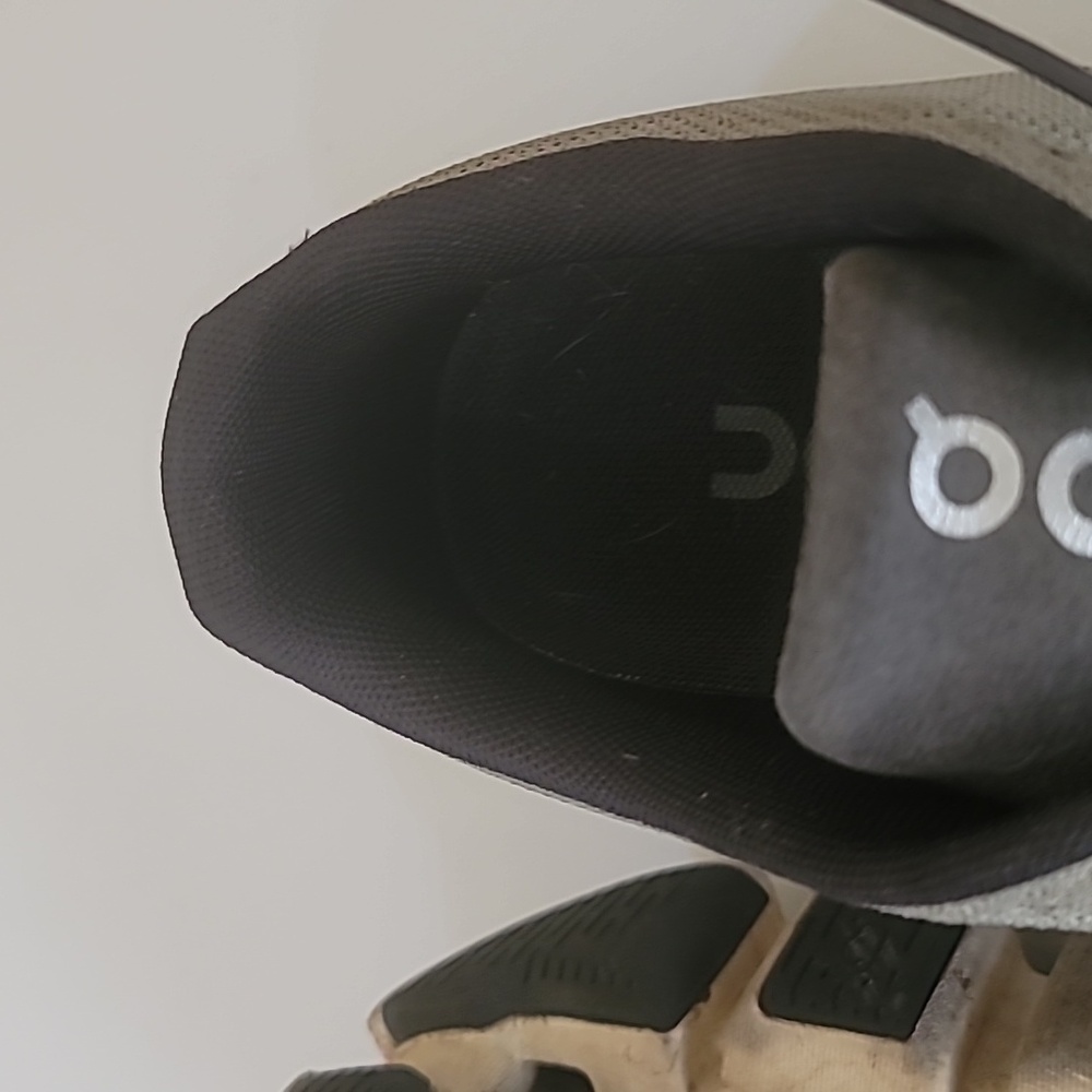 On Running Olive and Beige Athletic Shoes - Picture 14 of 15